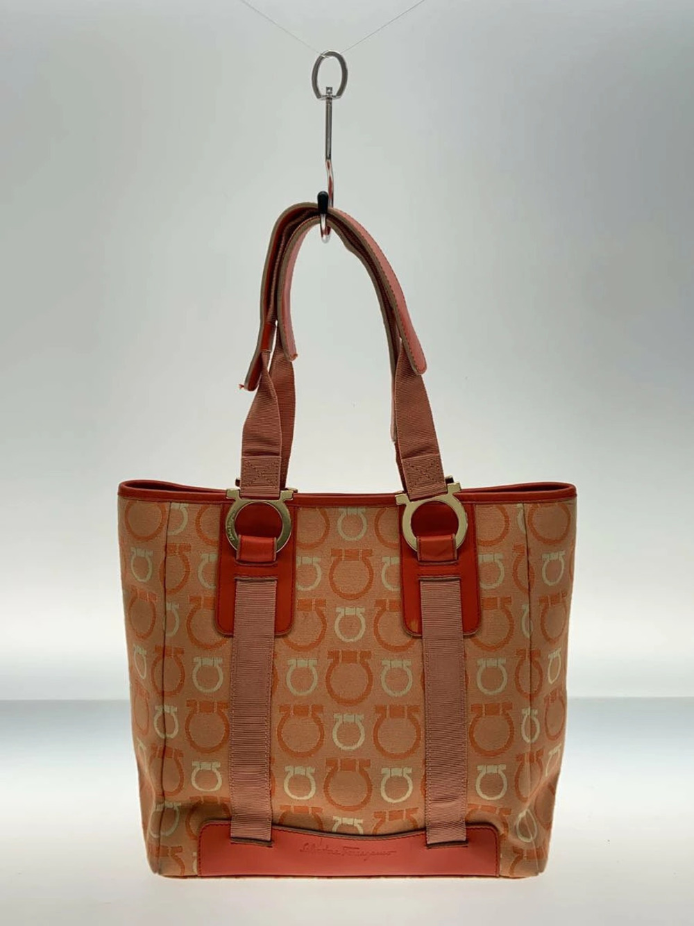 Salvatore Ferragamo Handbag Orange All over